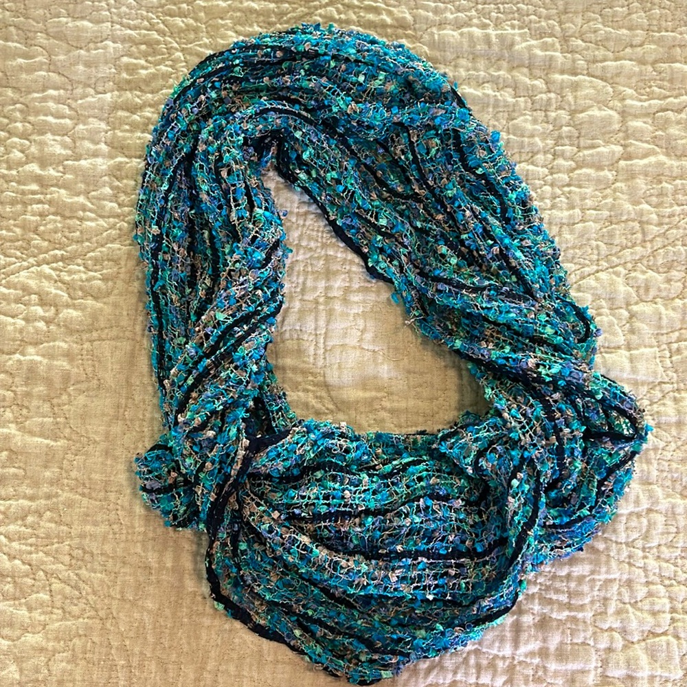 Beautiful Hand Knit Infinity Scarf